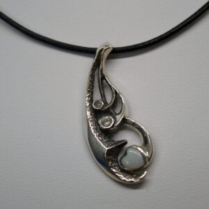 Diamond & Opal Drop